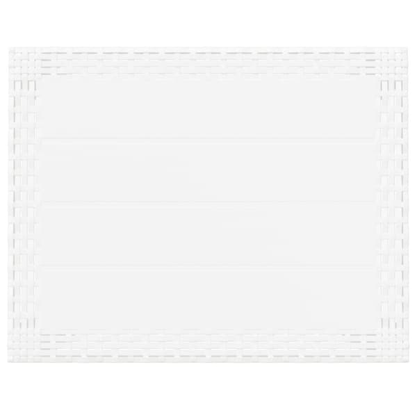 vidaXL havebord 59x47x40 cm PP hvid
