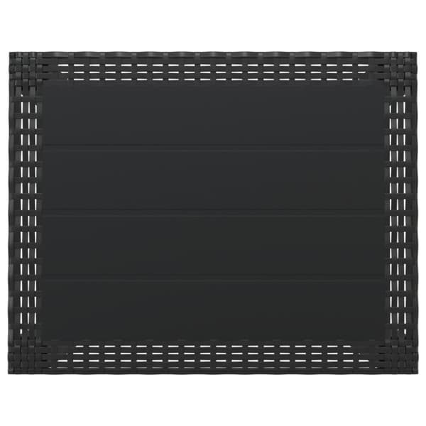 vidaXL Trädgårdsbord antracit 59x47x40 cm PP