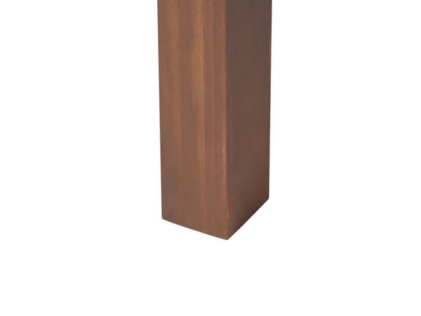 Spisebord Mørk Akasietre 180/240 x 100 cm med uttrekk for 8 personer Parasollhull Rektangulært uteplass utendørs
