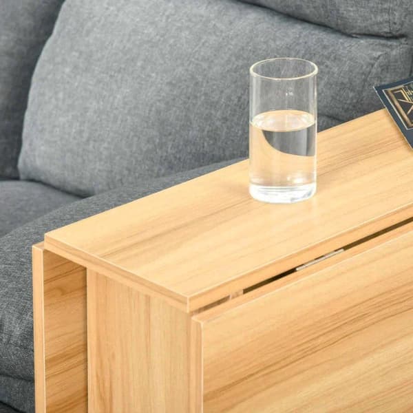 Rootz Fällbord - Matsalsbord - Sidobord - Mobilt bord - Skrivbord - Naturell - 140 X 80 X 74 Cm