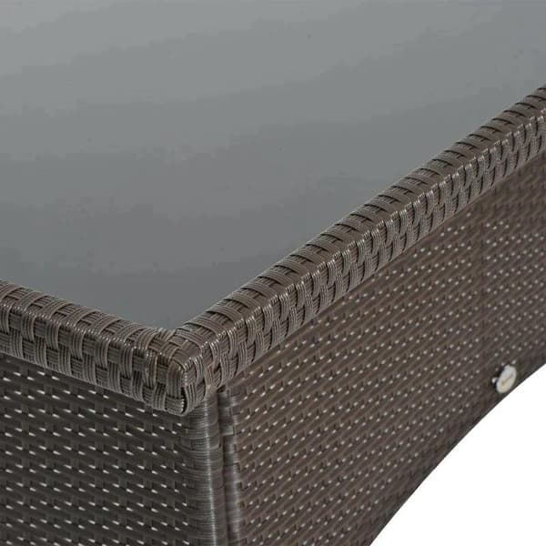 Rootz Havebord - Glasbord - Spisebord - Bord - 150cm X 85cm X 74cm