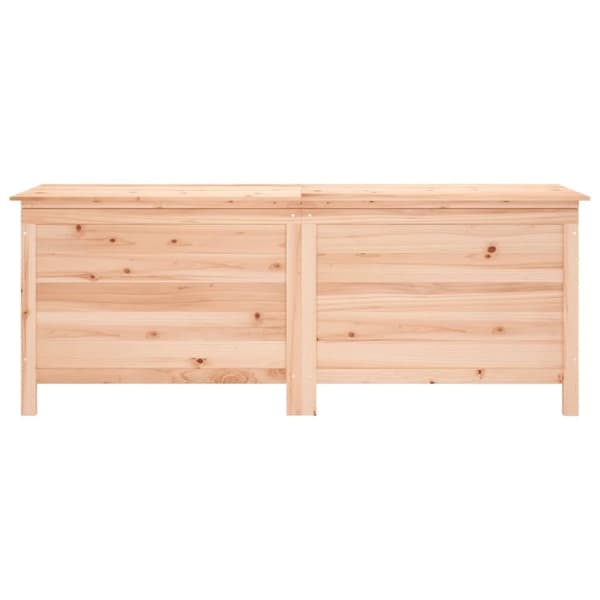 vidaXL opbevaringsboks til haven 150x50x56,5 cm massivt grantræ
