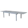 Miniatyrbild 3 av 5: Trädgårdsbord ModuloWood T 8/12 Glas Deco Trä Vit Wilsa Garden