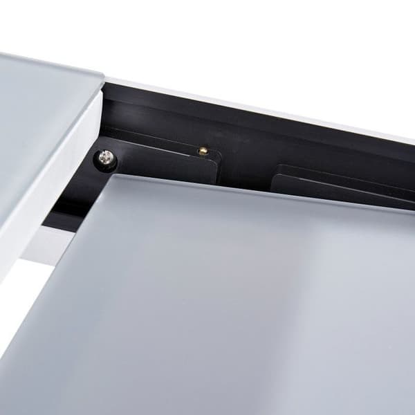 Modulo T 8/12 Helvitt Glas Trädgårdsbord Wilsa Garden