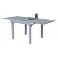 Miniatyrbild 2 av 6: Trädgårdsbord ModuloWood T 4 / 8 Glas Deco Trä Vit Wilsa Garden