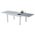 Miniatyrbild 4 av 6: Modulo T 6/10 Full White Glass Trädgårdsbord Wilsa Garden