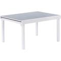Miniatyrbild 1 av 6: Modulo T 6/10 Full White Glass Trädgårdsbord Wilsa Garden