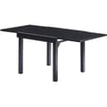 Miniatyrbild 3 av 6: Modulo T 4 / 8 Full Black Glass Trädgårdsbord Wilsa Garden