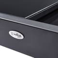 Miniatyrbild 5 av 6: Modulo T 4 / 8 Full Black Glass Trädgårdsbord Wilsa Garden
