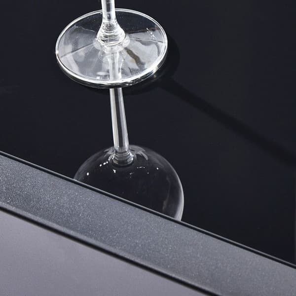 Trädgårdsmöbler Set Modulo T 4 / 8 + F 4 Helglas Svart Wilsa Garden