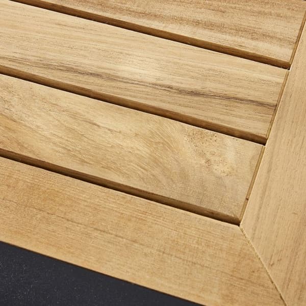Trädgårdsmöbler Set Bali T 6 / 10 + F 6 White Teak Wilsa Garden