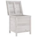 Miniatyrbilde 3 av 8: vidaXL Putekasse hvit 50x49x56,5 cm heltre gran