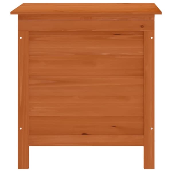 vidaXL opbevaringsboks til haven 50x49x56,5 cm massivt grantræ brun