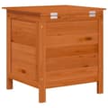 Miniatyrbillede 6 af 8: vidaXL opbevaringsboks til haven 50x49x56,5 cm massivt grantræ brun