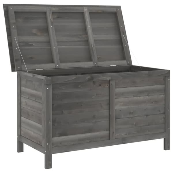 vidaXL Putekasse antrasitt 99x49,5x58,5 cm heltre gran