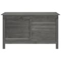 Miniatyrbilde 4 av 8: vidaXL Putekasse antrasitt 99x49,5x58,5 cm heltre gran