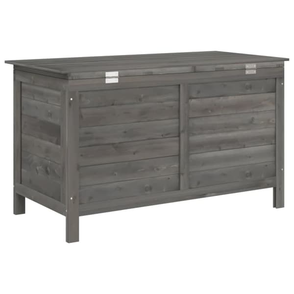 vidaXL Putekasse antrasitt 99x49,5x58,5 cm heltre gran