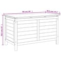 Miniatyrbilde 8 av 8: vidaXL Putekasse antrasitt 99x49,5x58,5 cm heltre gran