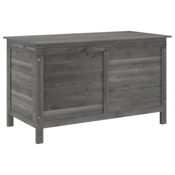 vidaXL Putekasse antrasitt 99x49,5x58,5 cm heltre gran