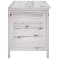 Miniatyrbilde 5 av 8: vidaXL Putekasse hvit 99x49,5x58,5 cm heltre gran