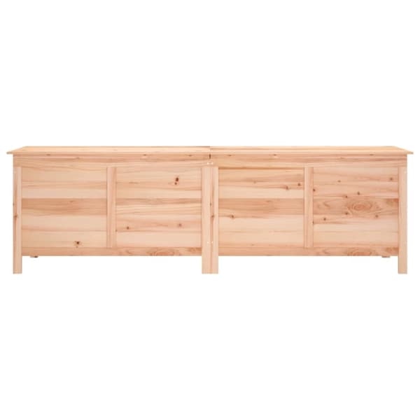 vidaXL Putekasse 198,5x50x56,5 cm heltre gran