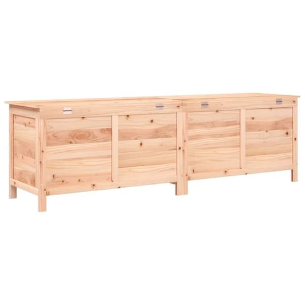 vidaXL Putekasse 198,5x50x56,5 cm heltre gran