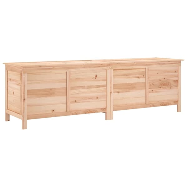vidaXL Putekasse 198,5x50x56,5 cm heltre gran