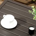 Miniatyrbillede 5 af 6: Rootz Havebord - Sidebord - Stålstel - Metalplade - Brun - 91 x 51 x 46 cm