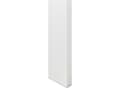 Miniatyrbild 7 av 7: Matbord för trädgården Beige skiva i härdat glas Vit aluminiumram 160 x 90 cm Modern utomhusdesign