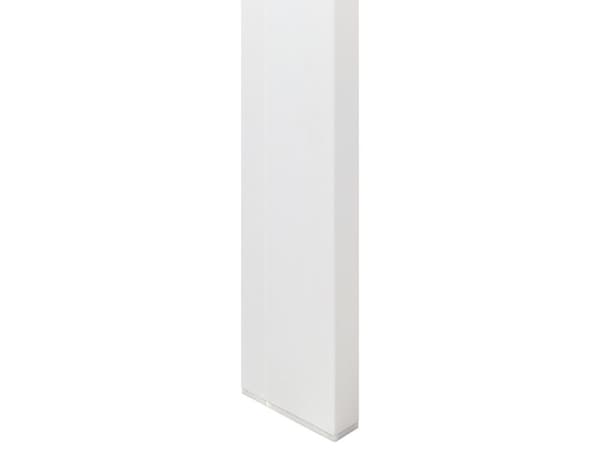 Hagespisebord Beige herdet glassplate Hvit aluminiumsramme 160 x 90 cm Moderne utendørs design