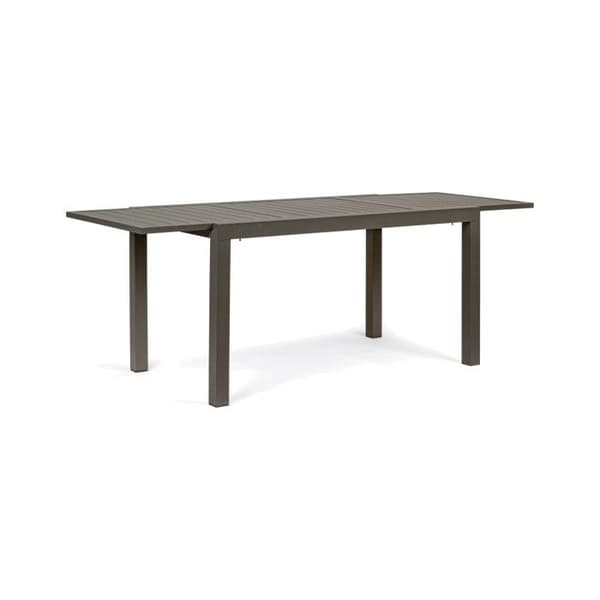 Utomhusbord - Hilde - 140/210 x 77 cm - Aluminium - Grå - Utdragbar