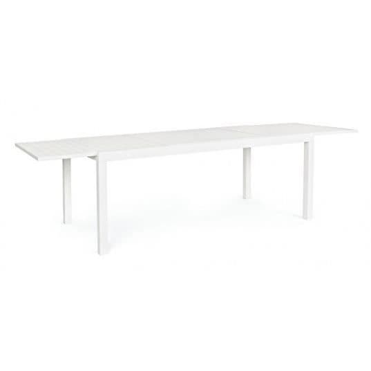 Utomhusbord - Hilde - Vitt - Utökningsbart - 200/300 cm - 12 personer