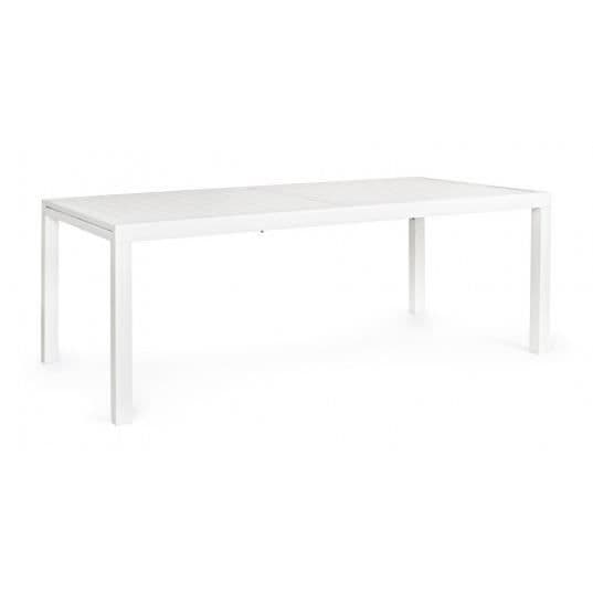 Utomhusbord - Hilde - Vitt - Utökningsbart - 200/300 cm - 12 personer