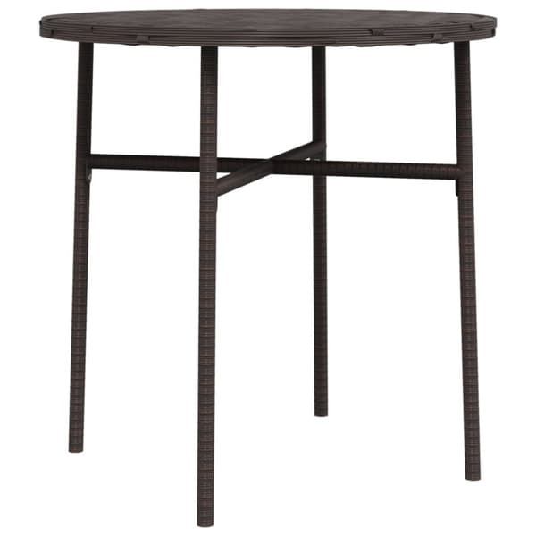 Trädgårdsbord brun 45 cm konstrotting