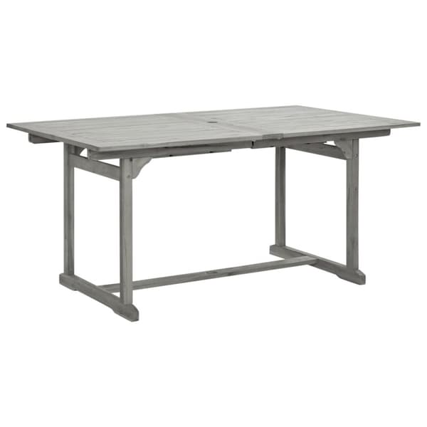 havebord (160-240)x100x75 cm massivt akacietræ