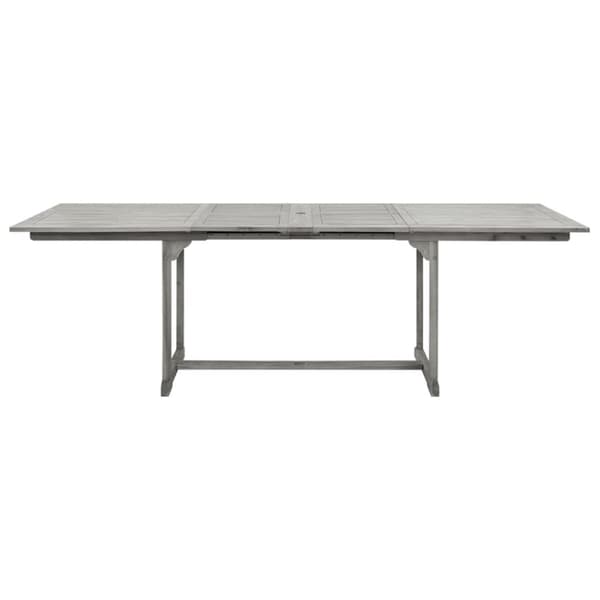 havebord (160-240)x100x75 cm massivt akacietræ