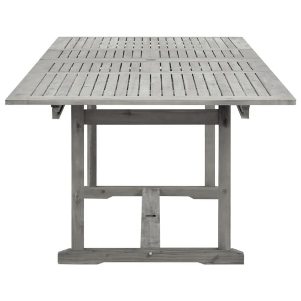 havebord (160-240)x100x75 cm massivt akacietræ