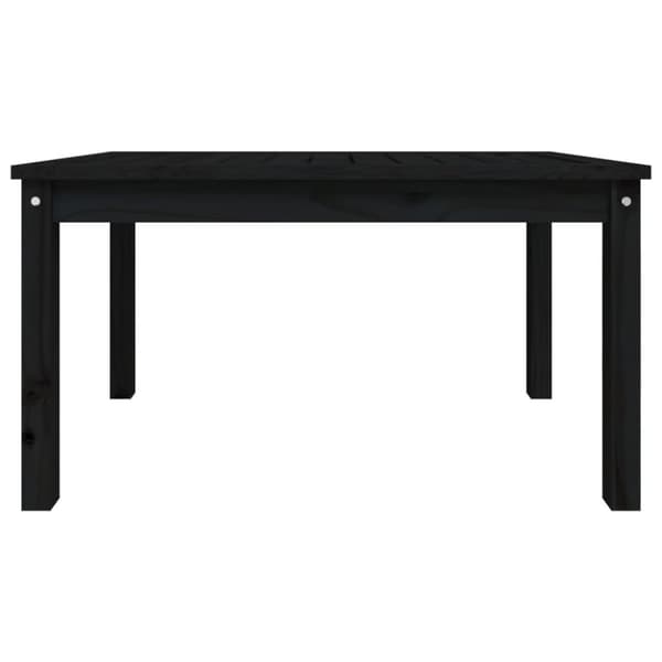 havebord 82,5x50,5x45 cm massivt fyrretræ sort