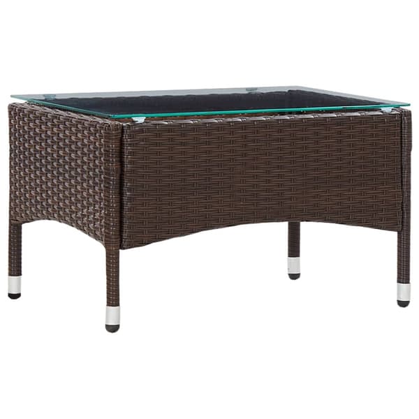 Soffbord brun 60x40x36 cm konstrotting