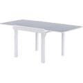 Miniatyrbild 2 av 6: Modulo T 4 / 8 Full White Glass Trädgårdsbord Wilsa Garden