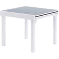 Miniatyrbild 1 av 6: Modulo T 4 / 8 Full White Glass Trädgårdsbord Wilsa Garden