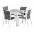Miniatyrbild 4 av 6: Trädgårdsset Modulo T 4 / 8 + F 4 Helt Glas Vit Wilsa Garden