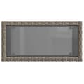 Miniatyrbillede 7 af 11: vidaXL havesidebord med glastop 58x27,5x55 cm polyrattan grå