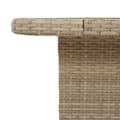 Miniatyrbillede 7 af 11: vidaXL havebord 80x80x71 cm polyrattan og akacietræ beige
