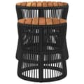 Miniatyrbillede 4 af 11: vidaXL haveborde 2 stk. med træplade polyrattan sort