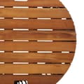 Miniatyrbillede 8 af 11: vidaXL haveborde 2 stk. med træplade polyrattan sort