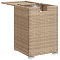Miniatyrbillede 3 af 11: vidaXL gasflaskeskjuler 40x40x60 cm polyrattan beige
