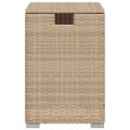 Miniatyrbillede 4 af 11: vidaXL gasflaskeskjuler 40x40x60 cm polyrattan beige