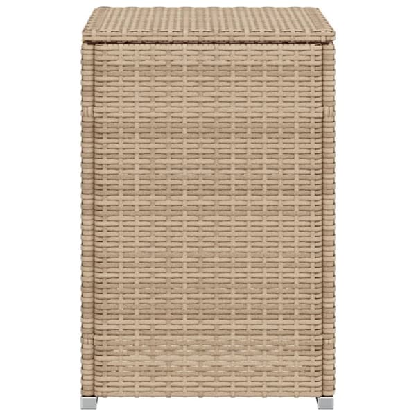 vidaXL gasflaskeskjuler 40x40x60 cm polyrattan beige