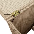Miniatyrbillede 8 af 11: vidaXL gasflaskeskjuler 40x40x60 cm polyrattan beige